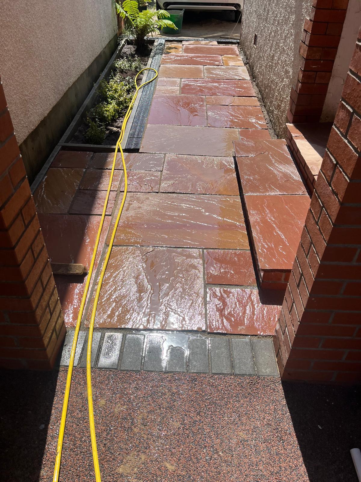 Sandstone Pathway & Resin